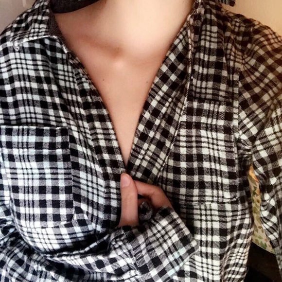 Tops - Mint green flannel 💚 Men’s quicksilver small